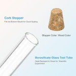 25 Pack of 3ml Clear Glass Test Tubes
