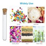 25 Pack of 3ml Clear Glass Test Tubes