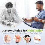 AUVON Rechargeable Digital TENS Unit Muscle Stimulator