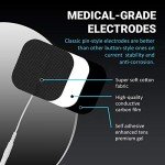 Latex-Free TENS Unit Replacement Pads - 40 Total
