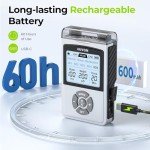 AUVON Rechargeable Digital TENS Unit Muscle Stimulator