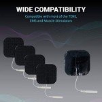 Latex-Free TENS Unit Replacement Pads - 40 Total