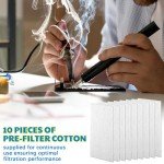 10 Pack Pre-Filter Cotton for Soldering Fume Extractor
