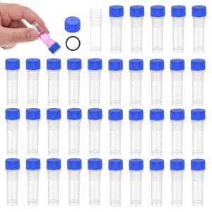 PATIKIL 1mL Cryogenic Vials, 36-Pack for Labs