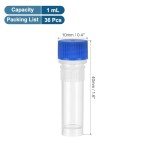 PATIKIL 1mL Cryogenic Vials, 36-Pack for Labs