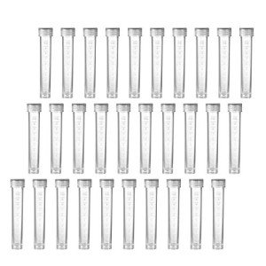 Eowpower 30 Pack 10ml Graduated Lab Vials