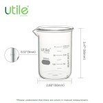 200ml Borosilicate Glass Beaker Set - 12pcs