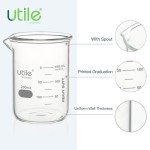 200ml Borosilicate Glass Beaker Set - 12pcs