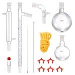 VEVOR 14-Piece Laboratory Distillation Set, 1000ml