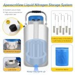 3L Liquid Nitrogen Dewar with Canisters & Bag