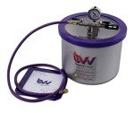 Stainless Steel Vacuum Chamber with 3CFM Pump Kit