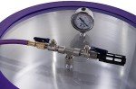 Stainless Steel Vacuum Chamber with 3CFM Pump Kit