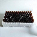 100 Glass Vials with Black Screw Caps (4ml)