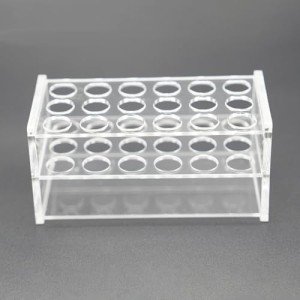 Acrylic Test Tube Rack with 18 Holes