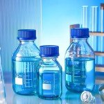 12-Pack Borosilicate Media Storage Bottles, 500 ml