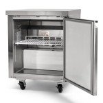 PEAK COLD Stainless Steel Under Counter Freezer 27