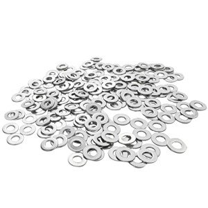 Fajoeda M3 Stainless Steel Flat Washers - 200 Pcs