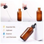 12 Pack Amber Glass Bottles with Droppers & Tools