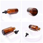 12 Pack Amber Glass Bottles with Droppers & Tools
