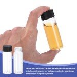PATIKIL 30ml Clear Glass Vials - 100 Pack