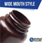 HDPE Wide Mouth Amber Reagent Bottles - 30mL