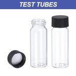 PATIKIL 30ml Clear Glass Vials - 100 Pack