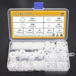 Nylon Flat Washer Assortment Set - 600 Pieces