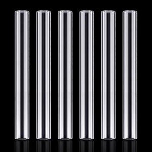 4" Borosilicate Glass Blowing Tubes - 6 Pack