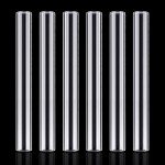 4" Borosilicate Glass Blowing Tubes - 6 Pack