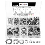 320Pcs Stainless Steel Star Lock Washers Set