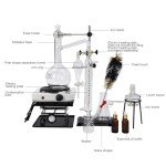 Galaxyway 1000ml Distillation Apparatus Glass Kit