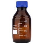 Amber Glass Storage Bottles for Lab Reagents, 500 ml