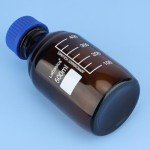 Amber Glass Storage Bottles for Lab Reagents, 500 ml