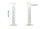 12-Pack 25ml Clear Plastic Graduated Cylinders