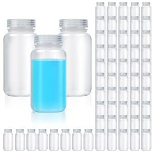 Tatuo 60-Pack 8oz Plastic Sample Bottles