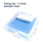 ALWSCI Lockable Microtube Storage Box Set, Blue