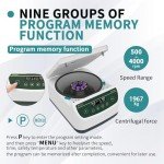 Benchtop Centrifuge with Speed and Timer Settings