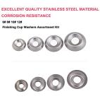 110pcs Stainless Steel Washers Assortment Kit