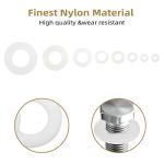 Nylon Flat Washer Assortment Kit - 510 Pcs