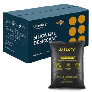 Wisedry Rechargeable 10 x 500g Silica Gel Dehumidifier