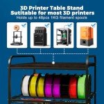 Heavy Duty 3D Printer Stand with Storage Rack