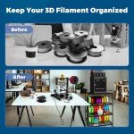 Heavy Duty 3D Printer Stand with Storage Rack