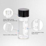 30-Pack 5ml Clear Glass Vials with Labels