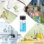 30-Pack 5ml Clear Glass Vials with Labels