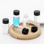 30-Pack 5ml Clear Glass Vials with Labels