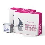 Vabiooth Microscope Slides and Coverslips Set, 100 Pcs