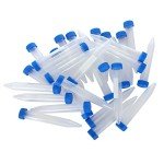 200 Pack 15mL Conical Centrifuge Test Tubes