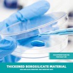 5-Pack Glass Petri Dishes with Lids & Inoculation Loop