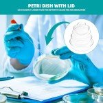 5-Pack Glass Petri Dishes with Lids & Inoculation Loop
