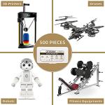 Nylon Flat Washer Assortment Kit - 510 Pcs